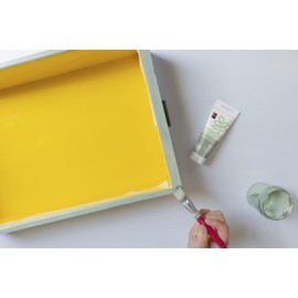 Marabu 1450000000081 - Green Line Boho Alkyd Paint Set, 5 x 100 ml, Water-based, Climate-Neutral, Matt, Non-fading, Weatherproof (after 24 Hours Drying), 92% Natural Raw Materials