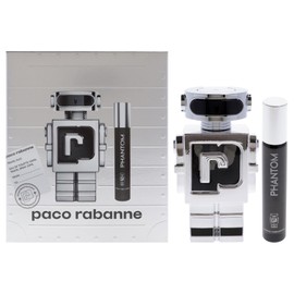 Phantom by Paco Rabanne for Men 2 Piece Set Includes: 3.4 oz Eau de Toilette Spray + 0.68 oz Eau de Toilette Spray