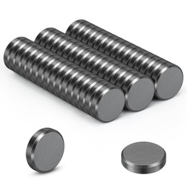 Wukong Ferrite Magnets Strong, 20 x 5 mm, Pack of 50 Strong Magnets Whiteboard, Fridge Magnets for Magnetic Board, Office, Tender and School