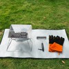 Fireproof Pad High Temperature Resistant Double Sided Silicone Coated Glass