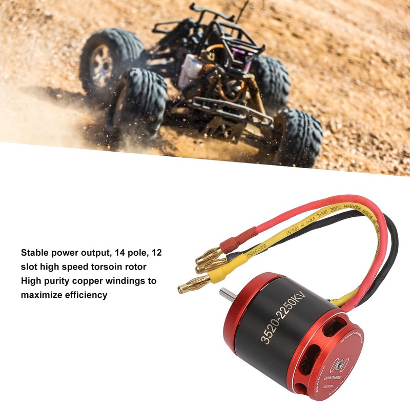 RC Brushless Motor Stable Power Output High Conversion 3542 Brushless