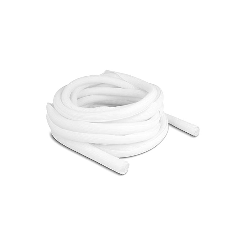 Delock Braid Hose Self-Closing 10 m x 19 mm White