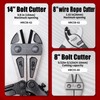 WISEUP 3Pcs Bolt Cutter Pliers Set, 14" Heavy Duty and