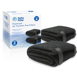 Fette Filter Pack of 2 Carbon Pre-Filter Rolls | Compatible with Honeywell HRF-AP1, Filter A – Makes Up To 8 Air Filters Each Roll | Universal Pre Filters Capture Impurities & Removes Odor