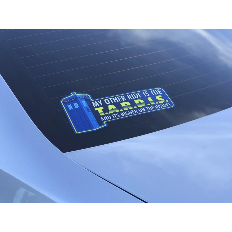Avery Doctor Who My Other Ride Is The TARDIS Bumper