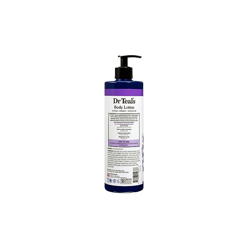Dr Teal's Crema Corporal con Aceite Escencial de Lavanda, 18