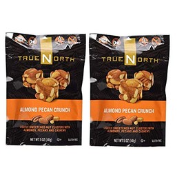True North Almond Pecan Crunch Nut Clusters | 5 oz Per Bag | 2 Pack