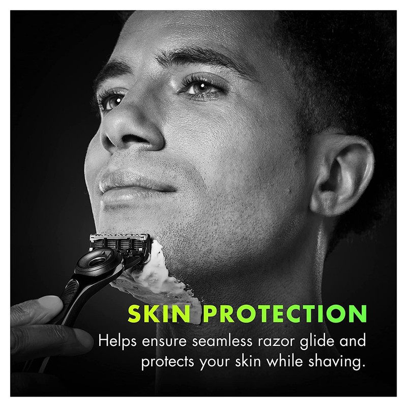 Gillette Labs Rapid Foaming Shaving Gel for Men, Alcohol, Dye