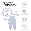 TupTam 3-Piece Unisex Baby Clothing Set with Print - giraffe,