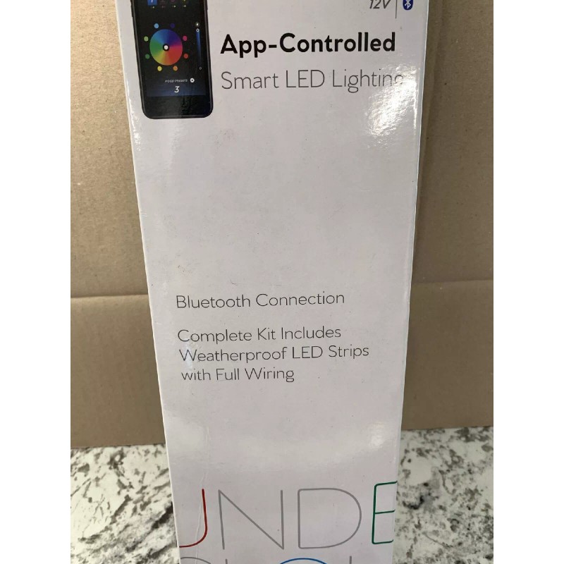 Alpena 77048 UnderGlowz RGB LED Smart Light Strip Kit, 136",