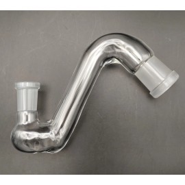 Subconscious Design 18F-14F 45 Degree Angle Drop Down Glass Ground Joint Attachment Adapter