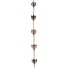 Arcadia Garden Products RC04 Rain Chain, Bronze Metal with Brushed