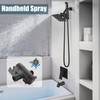 Aolemi Shower Tub Faucet Set with Handheld Spray Shower System