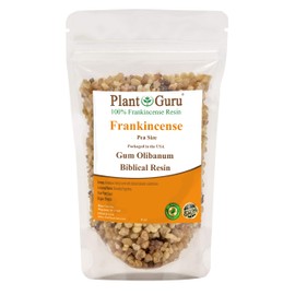 Frankincense Resin Pea Size 4 oz. Boswellia Papyrifera 100% Pure Natural Gum Aromatic Rock Incense