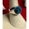 Natural Creations mens sterling silver ring Size 8 Shattuckite