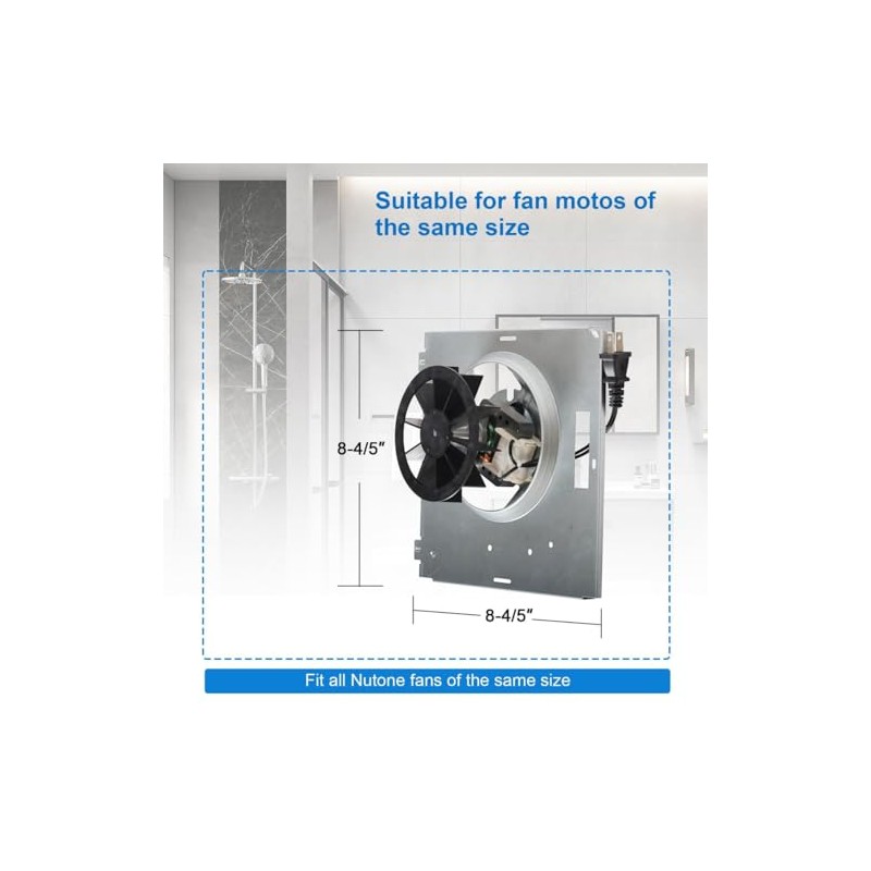 LNTTEK S0503B000 Bathroom Fan Motor Assembly Compatible with Broan NuTone,