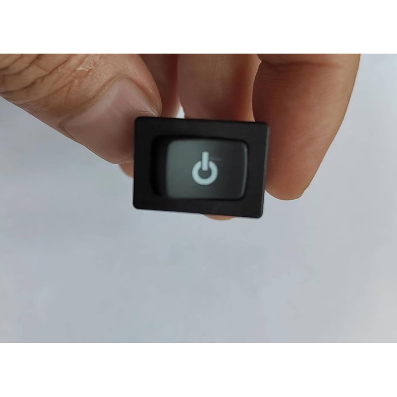 CRT-1115-R Power Switch Black Unlocked Self Reset for DEFOND