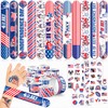 72 PCS Fourth of July Party Favors - 48 Temporary