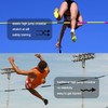 High Jump Elastic Crossbar, 8.2ft Long High Jump Elastic Bungee