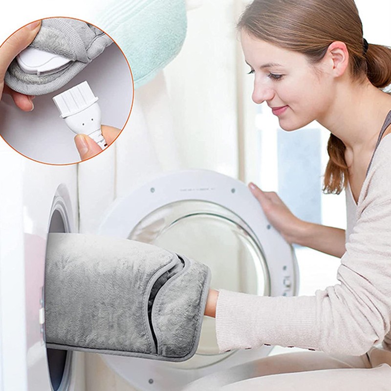 Electric Heated Foot Warmer Auto Shut Off Plug in Portable