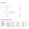 CALT DYLY-103 Compression and Tension Sensor S Beam Force Pressure