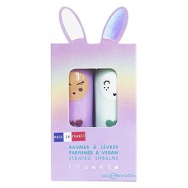 Inuwet Duo Scented Lip Balms Apple & Marshmallow 2 x 3.5 g