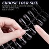 gelike ec Nail Tips Gel for Home: Short Almond 240pcs