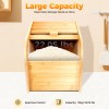 10kg Bamboo Rice Storage Container With Lid Rectangular Rice Storage