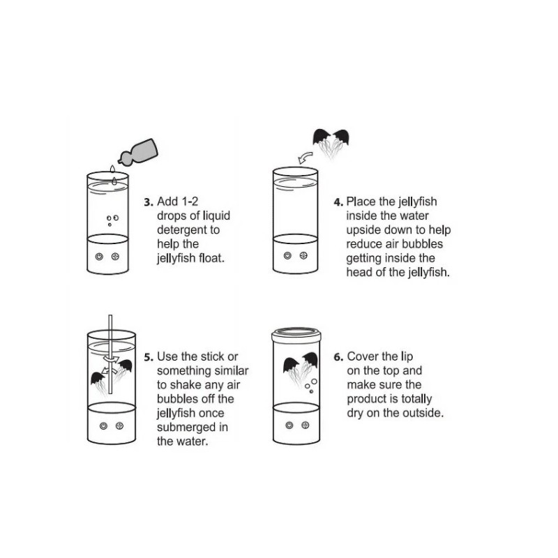 Merkury Innovations Jellyfish Lamp Motion & Multicolor Leds - Easy