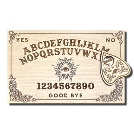 CM Originals Large Spirit Board - Handmade Talking Board with Wooden Planchette - Premium Quality All Seeing Eye Board