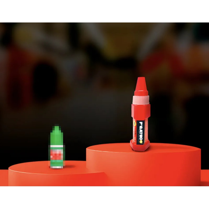 Super-pegamento De Cianoacrilato Pgatodo 4 Piezas De 16 G Rojo