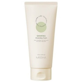 Missha Creamy Latte Cleansing Foam Green Tea 172ml 1ea / 미샤 크리미 라떼 클렌징 폼 녹차 172ml 1개