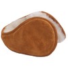 Lambland Sheepskin and Suede Ear Warmers Sprung Earmuffs (Light Brown)