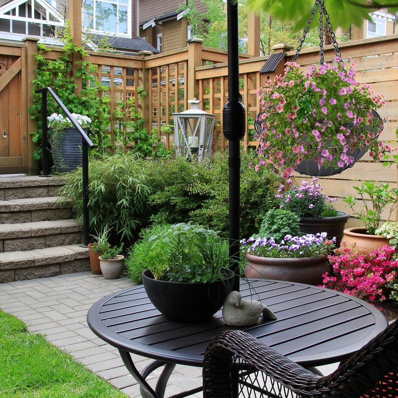 3PCS 14 Inch Round Hanging Basket Liners Fabric Hanging Plant