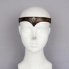 keland Viking Leather Headband Ravens Skull Headband Headdress Women Men