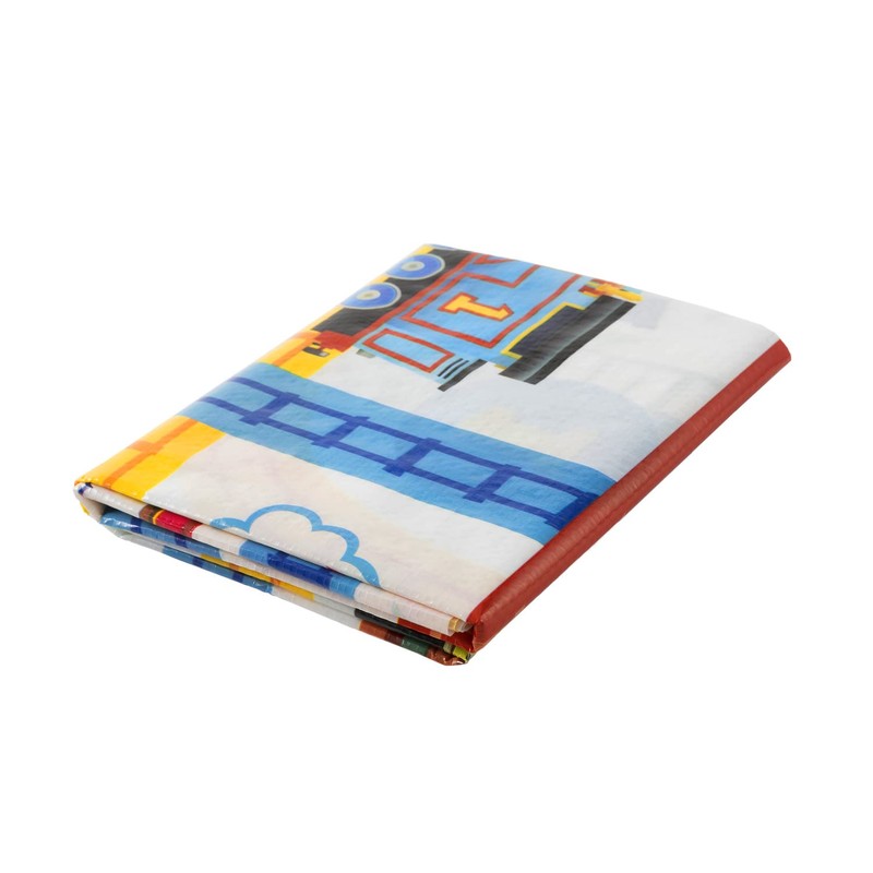 Asahi Koyo Thomas Kinsha Leisure Sheet L Railroad Pattern