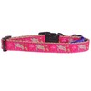 Guy Harvey Dog Collars (Pink Sea Turtle, X-Small ¾ 10”-15”)