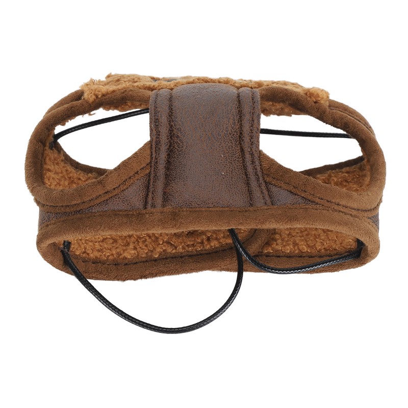 Dog Aviation Hat Soft Warm Adjustable Rope Retro Fashionable Pet