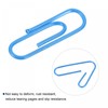 sourcing map Paper Clips Small Size 1.1 Inch Vinyl Coated