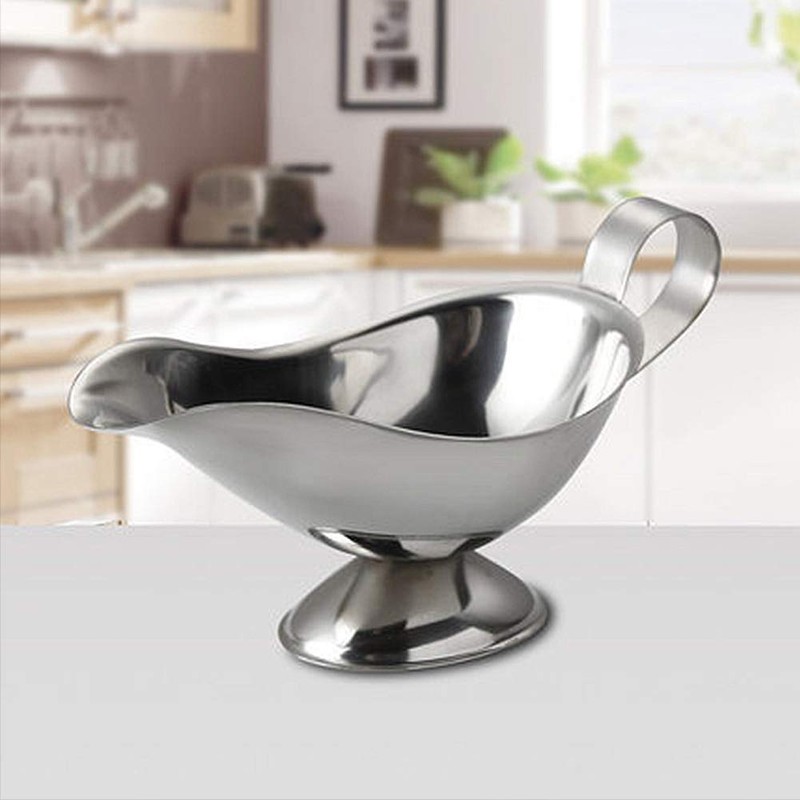 Jasni Liu Stainless Steel 3 OZ Gravy Boat Juice Bucket