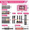 Geinxurn 31-Piece Bit Box Screwdriver Bit Set with Colour Coding