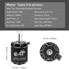 3548 1400KV Brushless Outrunner Motor with AM32 80A Brushless ESC