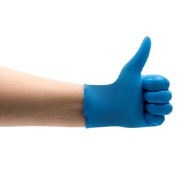 Care Care Care Care Care Care Care Medisafe Nitrile White Disposable Gloves Powder-Free Latex Free Pack of 100