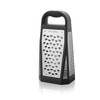 Microplane Elite Five Blade Box Grater with Measuring Cup Base,