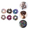 BIUDECO Sequin Ponytail Holders 6pcs Hair Ties Elastic Hair Bands