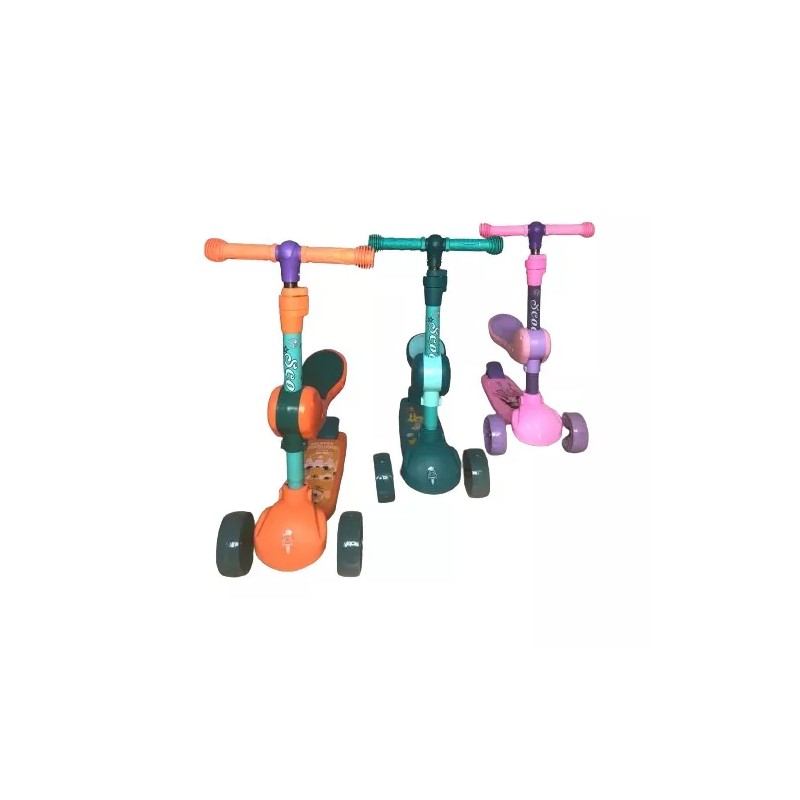 Alopor Monopatín Scooter Patin Del Diablo Para Niños 3 En