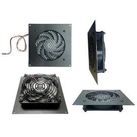 Coolerguys Single 120mm Fan Cooling Kit with Programmable Thermal Controller GT Series (Wood Bracket)