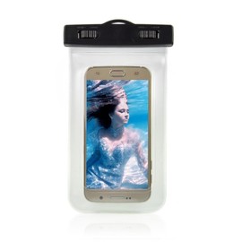 DFV mobile - Armband Protective Beach Case Underwater Waterproof Bag für MYPHONE Prime 3 LITE (2020) - Transparent