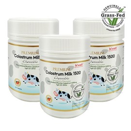 Hiwell Premium Colostrum Milk 1500 Chewables, 3 Pieces, 120 Tablets / 하이웰 프리미엄 초유 밀크 1500 츄어블, 3개, 120정