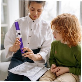 SUPVOX Metal Flute Head Tube For Flute Instrument Mouthpiece Wind Instrument Mouthpiece Replacement Abs Plastic Purple